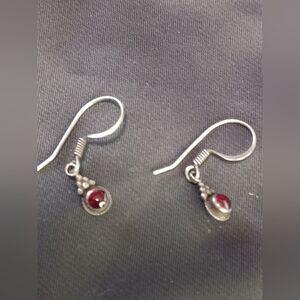 925 silver Rhodanite earrings ✨️ are very adorable